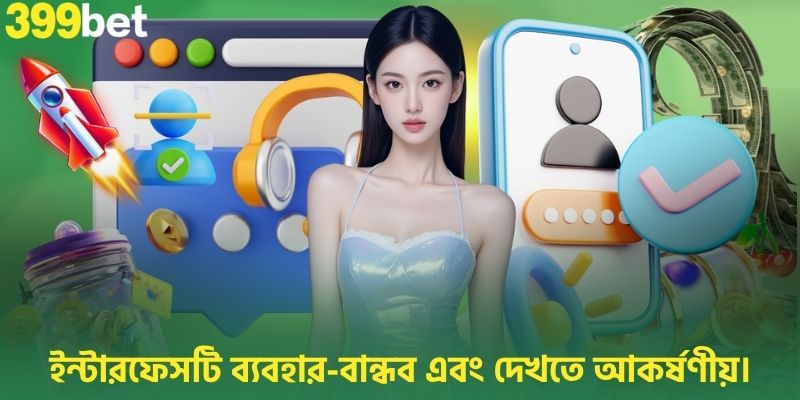 ইন্টারফেসটি ব্যবহার-বান্ধব এবং দেখতে আকর্ষণীয়।